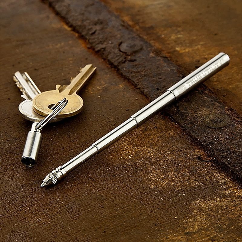 True Utility Telepen - The Smallest Telescopic Keyring Pen In