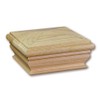 Woodway Pyramid Post Cap, fits 3.5" Post, in Premium Cedar,