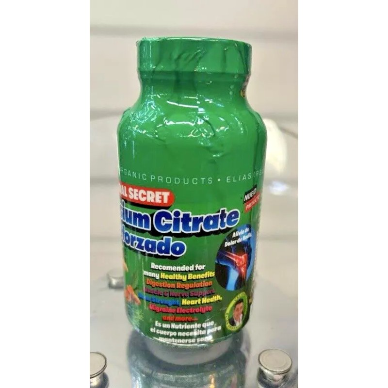 ELIAS PRODUCTS Magnesium Citrate Reforzado 60 Tabletas para dolor de