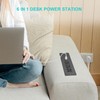 45W Recessed Power Strip USB C, Flush Mount Desk Extender