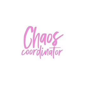 Chaos Coordinator Funny CCI Decal Vinyl Sticker|Cars Trucks Vans Walls Laptop|Pink|5.5 x 4.25 in|CCI2277