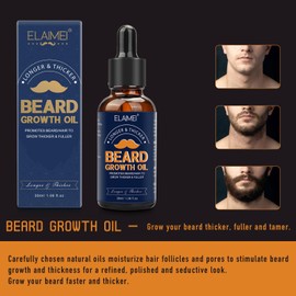 Beard Growth Set, Beard Growth Kit with Beard Roller 0.25 mm, Beard Growth Serum Oil Beard Growth Kit Hair Growth for Men, Thickening and Strengthening for Hair Growth and Beards