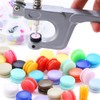 20 Sets T5 Resin Plastic Snaps Buttons Snap Fasteners Press
