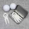 Azeeda 'Cow Head' Golf Divot Tool/Repair Fork Gift Set (GO00028143)