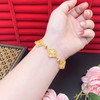 AILONMEI Gold Adjustable Bracelet For Women, Cute Charm Dainty Bracelets