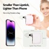 Mini Massage Gun, Portable Deep Tissue Muscle Massager with 4