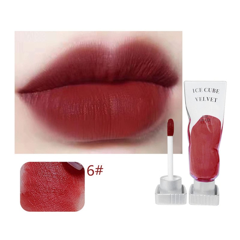 Brillo de Labios Mate de Alta Saturación, Tinte de Labios