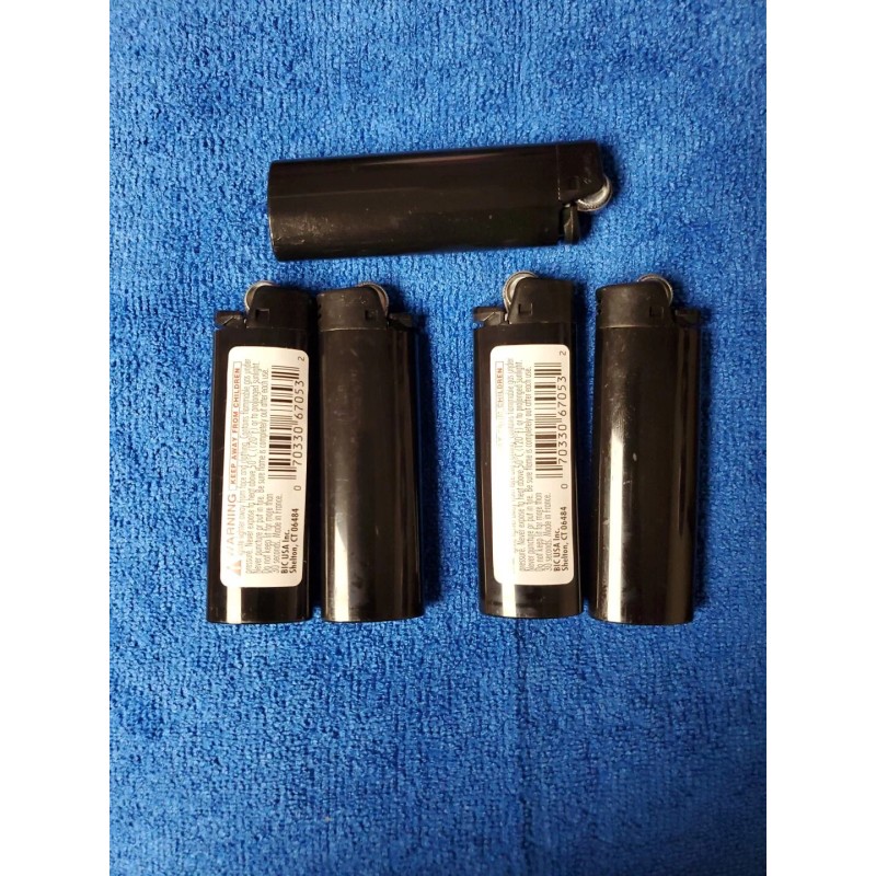 BIC 5 Count Bic Classic Full Size Black Lighters