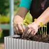 SnugNiture Corrugated Metal Garden Edging,6" x 50' Sturdy Lawn Edging