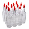 Dozen (12) Plastic Long Neck Bottles with Pourer