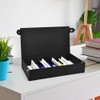LANSKYLAN Glasses Box for Multiple Glasses Glasses Box with 5