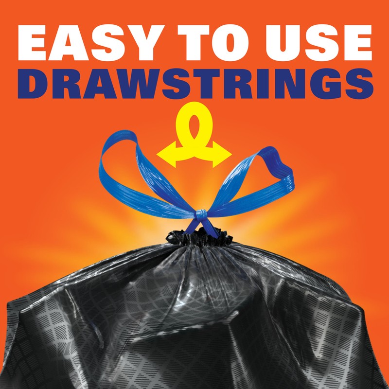 Hefty Trash Bags, 13 Gallon, Clean Burst | Ultra Strong