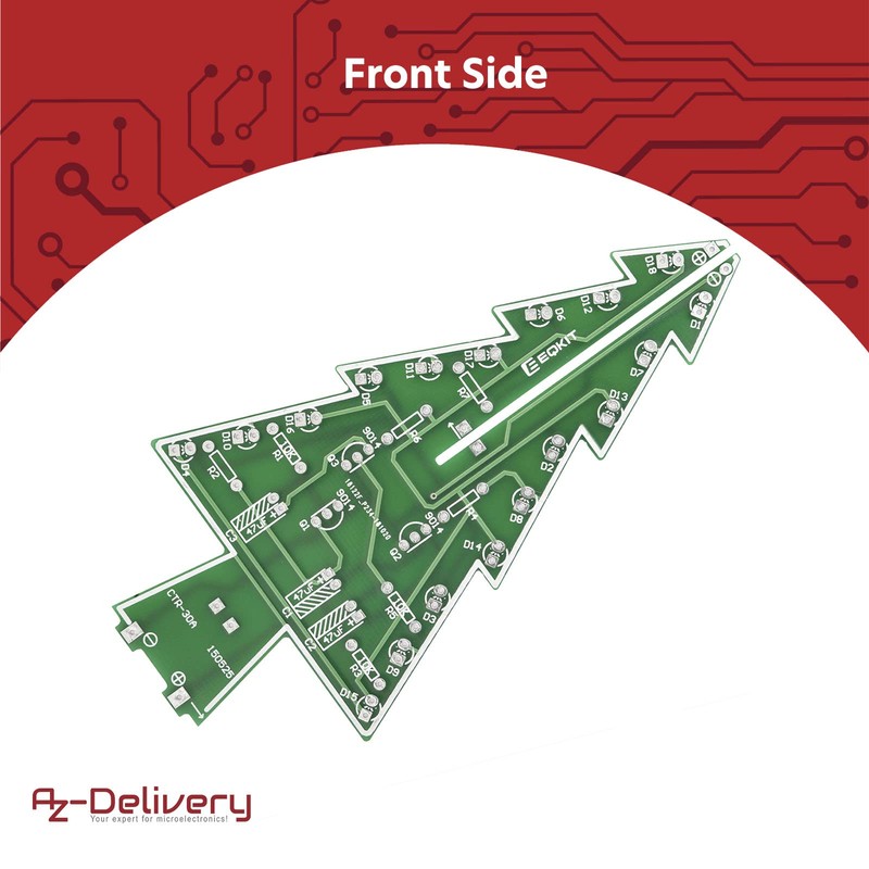 AZDelivery DIY LED Christmas Tree Kit