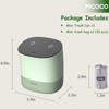 MCOCO Mini Trash Can with Pop Up Lid Portable mini