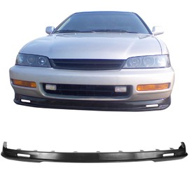 Front Bumper Lip Compatible with 1996-1997 Honda Accord 2 & 4 Doors 4CYL, PU Front Lip Spoiler Splitter by IKON MOTORSPORTS