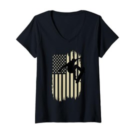 Womens Best Skateboarder Art for Men Women Skateboard Skateboarding V-Neck T-Shirt