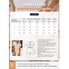 Dokotoo Women's Summer Utility Rompers 2024 Short Cuffed Sleeves Button