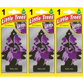 Little Trees Air Freshener Tree LTZ034 Relax Fragrance For Car Home Boat Caravan - Triple Pack