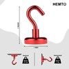 Magnetic Hooks (5 Pack) - Extra Strong Multi-Colour Magnetic Hanging
