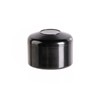 EMFA Fence Post Caps, Round, 50.6 mm, Black, Pack of