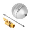 Float Ball Valve DN15 G1/2 Male Thread Brass Stainless Steel
