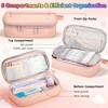 Double Layer Large Big Capacity Pencil Case Pouch Bag with