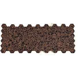 Harris Hardware 798-B1 Self Adhesive 3/8" Hexagonal Furniture Cork Bumper Pads 1/8" Thick, 100/Sleeve