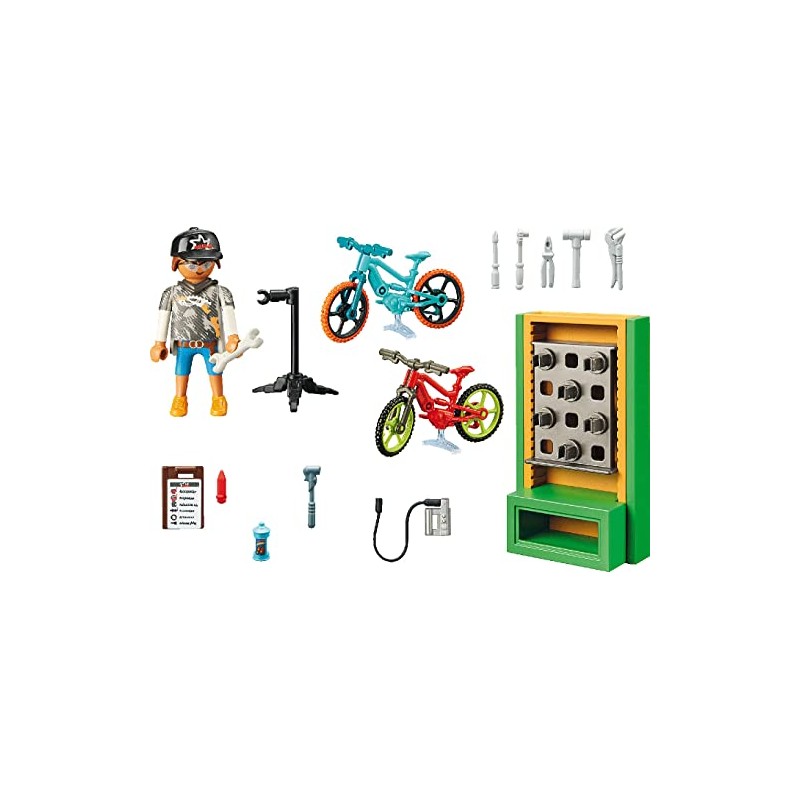PLAYMOBIL City Life 70674 Gift Set 'E-Bike Workshop', from 4
