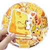 Cheese Stickers Pack of 50 Waterproof Cute Dairy Products Stickers
