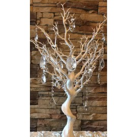 Lamp 3" Glass Crystal Pear(50mm) Chandelier Lamp Ornament