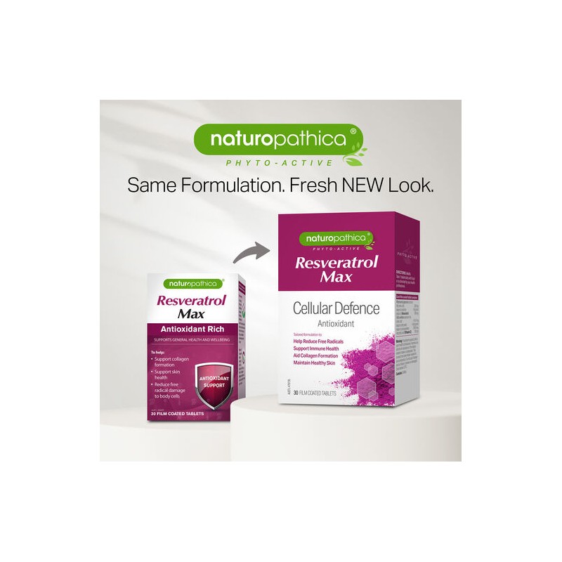 Naturopathica Resveratrol Max Anti-Ageing 30 Tablets