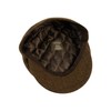 JACK PYKE Newsboy Flat Cap Brown Tweed 58cm