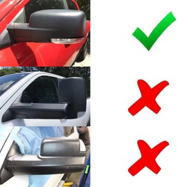 iJDMTOY Semi-Clear Lens White/Amber Switchback LED Strip Dynamic Sequential Blink Under Side Mirror Turn Signal Light Assembly Kit Compatible with 2009-2018 Dodge RAM 1500 2500 3500