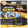 Oxford Rok Straps MD 16mm Adj Black + blue/green -