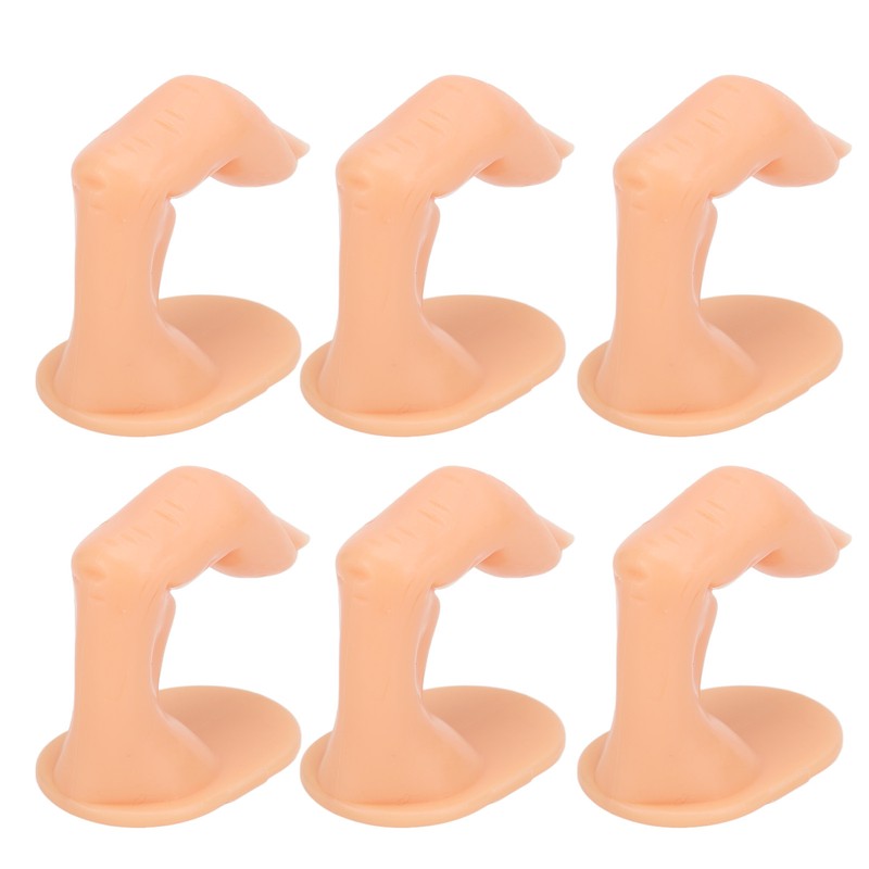 50pcs Nailed False Fingers Practice Fingers for Hand Nail Art
