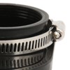 51mm/2in Motorcycle Air Filter ClampOn Dustproof Rubber Black Replacement for