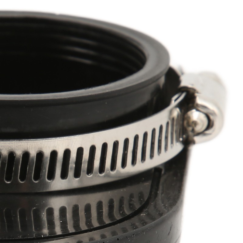 51mm/2in Motorcycle Air Filter ClampOn Dustproof Rubber Black Replacement for