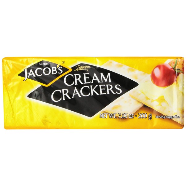 Jacob's Cream Crackers, 7.05 Ounce Packages (Pack of 6)
