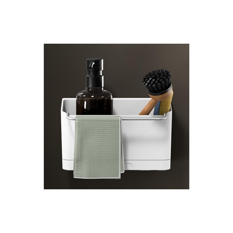 tesa Sink Organiser for Gluing No Drilling - Sponge Holder