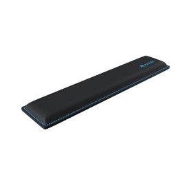 Ranked Cooling Gel Memory Foam Wrist Rest | Ergonomic Comfort for Gaming & Work | Durable Construction with Anti-Fray Stitching | Non-Slip Grip (Tenkeyless Size, Black)