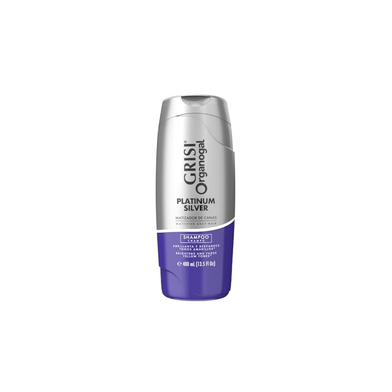 Grisi Organogal Shampoo Silver para canas y cabellos claros, 400