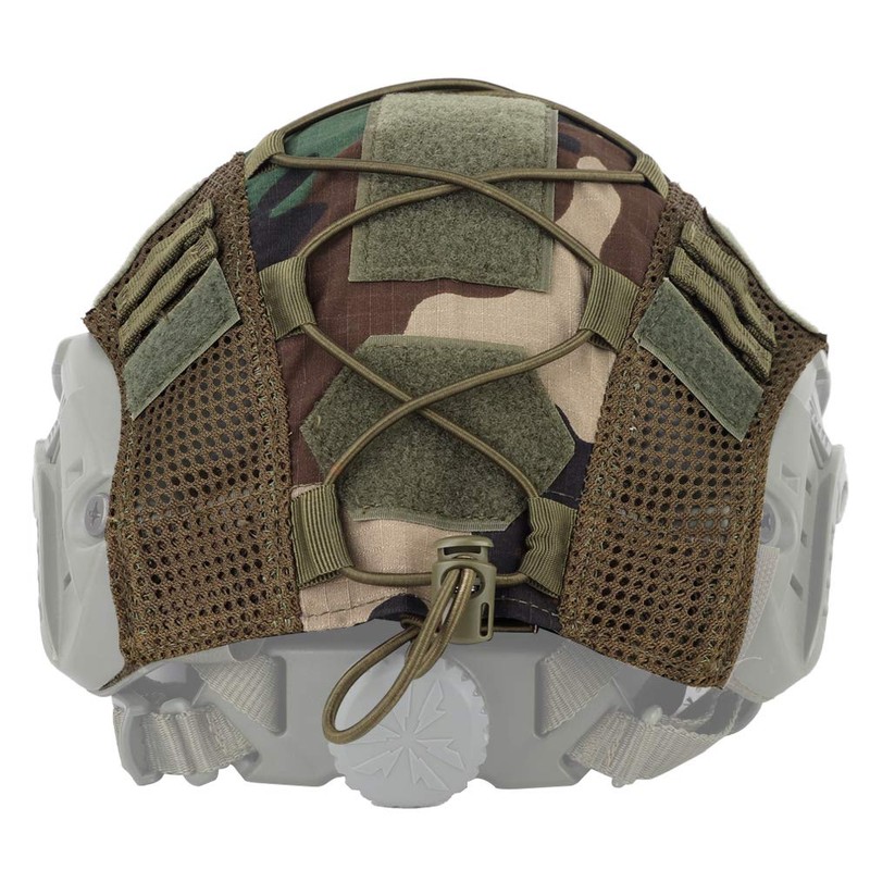 Huenco Copertura per casco tattico a rete per casco Ops-Core