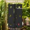 Murtenze 12 Pack 2.5 Inch Door Hinge Cabinet Hinge,Black Butt
