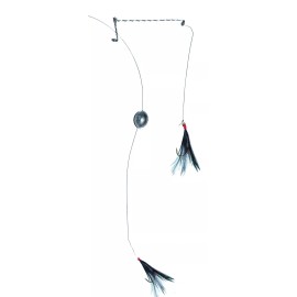 GRIZZLY JIG 2 pk GRIZZLY JIG RIGS GR-01 BLACK 1/2 oz  (FOR CRAPPIE POLE) CRAPPIE RIG