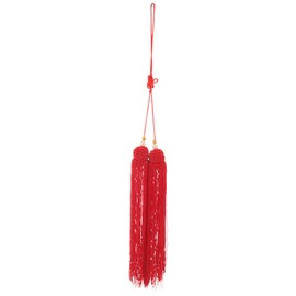 WHAMVOX Tai Chi Sword Spike Fringe Tai-chi Sword Tassel Sword Tail Decor Tassel Ornament Chinese Sword Tassel Hanging Tassel Cloth Arts Supplies Red