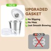 CAPMESSO 20 Pack Rubber Gasket for Reusable K Cups Refillable