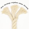 FOSER Cotton Rope, Macrame Yarn, Cotton Cord for DIY Crafts,