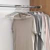 Tosnail 50 Pack Stainless Steel Strong Wire Metal Hangers Heavy