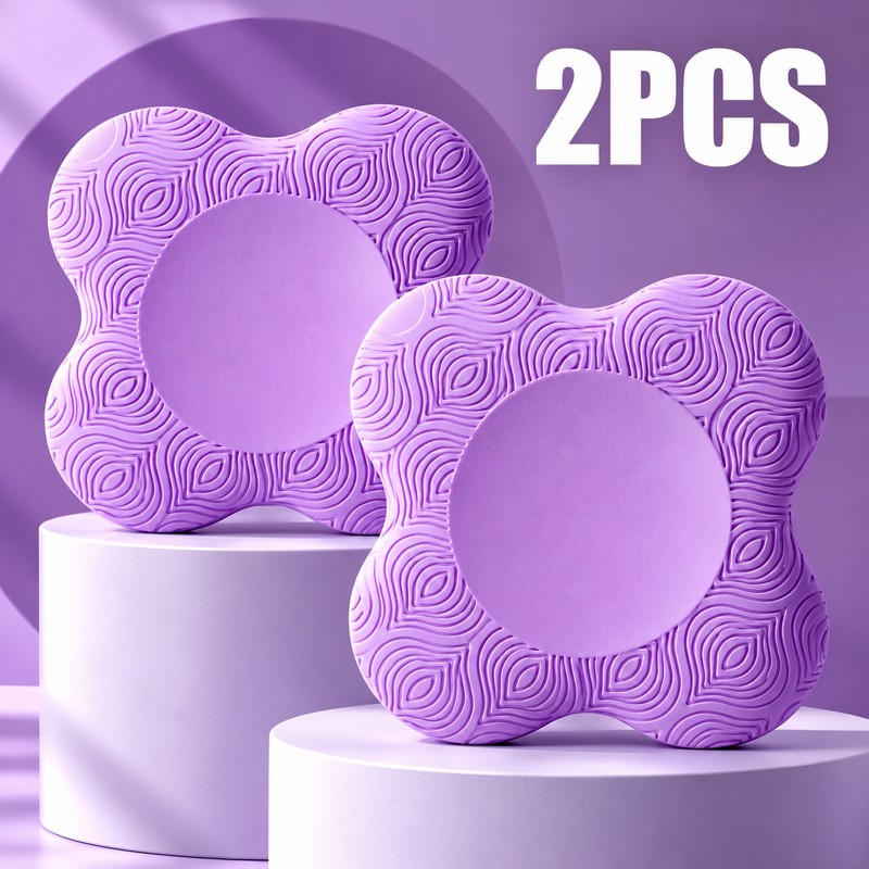 2Pcs Yoga Knee Pads for Kneeling & Floor Exercises –