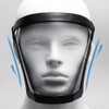 Magik 2-4 Pc Full Face Shield Protective Anti-fog Transparent High-Definition